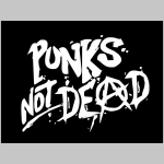 Punks not Dead  polokošela s rôznofarebným lemovaním okolo límčekov a rukávov na výber podľa vášho želania!